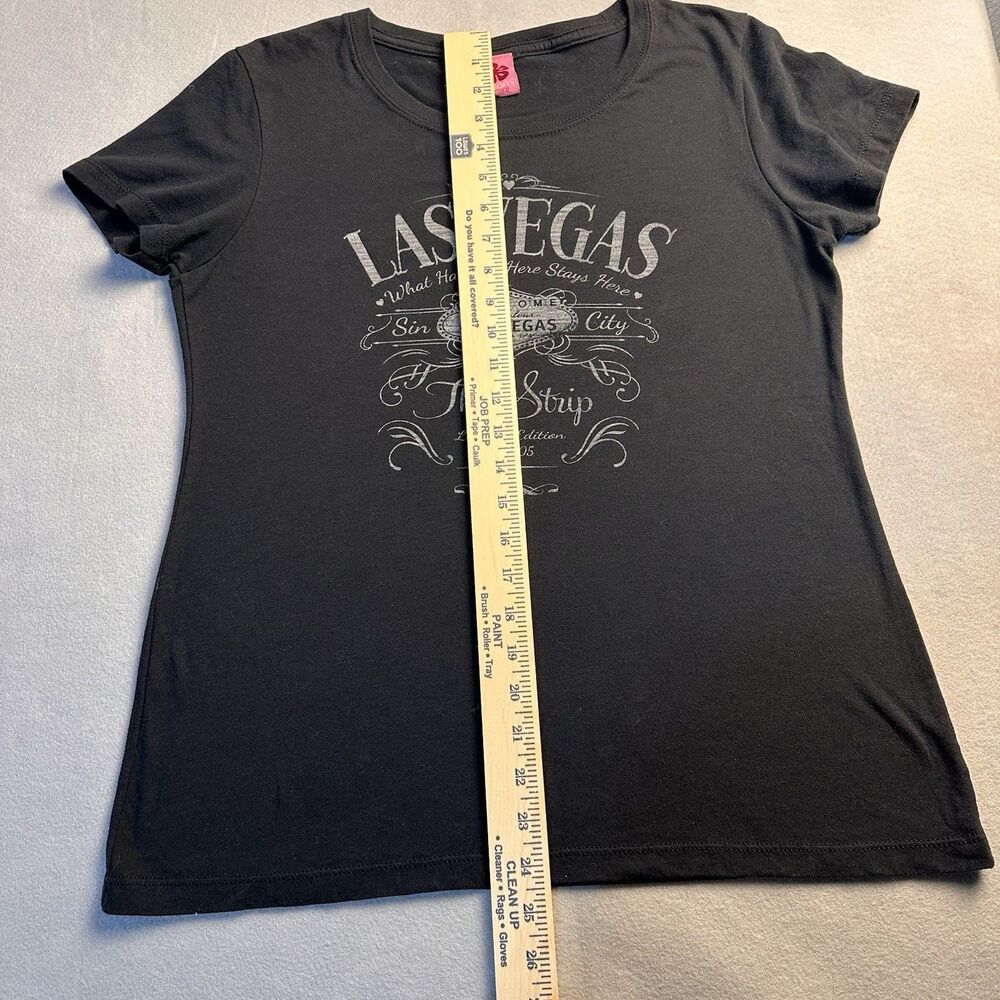Vegas Girl What Happens In Vegas Sin City Black T-Shirt Size Large - Picture 6 of 6